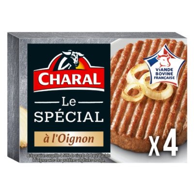 4x100g Haché à l'oignon Charal