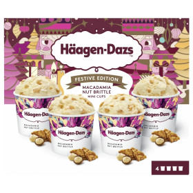 324g mini pot macadamia nut brittles   Haagen-dazs 324g mini pot macadamia nut brittles   Haagen-dazs