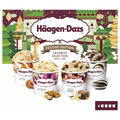 318g mini pot favorite sélection  Haagen-dazs