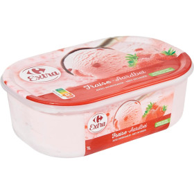 500g crème glacé fraise   Carrefour Extra 500g crème glacé fraise   Carrefour Extra