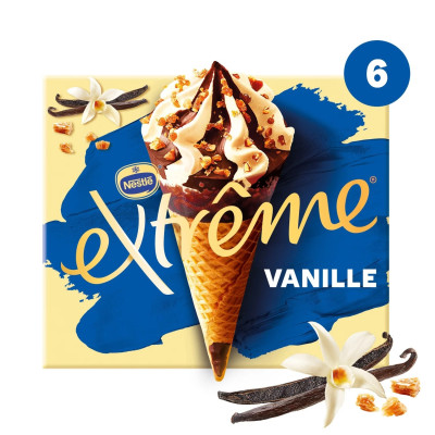 426g - 6x cônes vanille Extreme