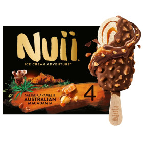 272g - 4x Nuii salted caramel , australian macadamia 272g - 4x Nuii salted caramel , australian macadamia