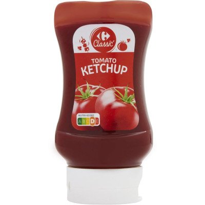 340g Ketchup Nature Carrefour