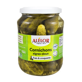 670g Cornichons Aigre doux  Alelor