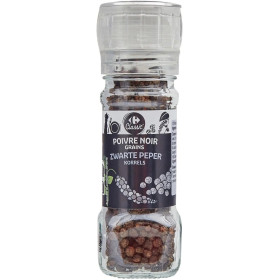 35g Moulin Poivre noir grains Carrefour Classic