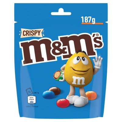 187g  M&M's crispy pochon