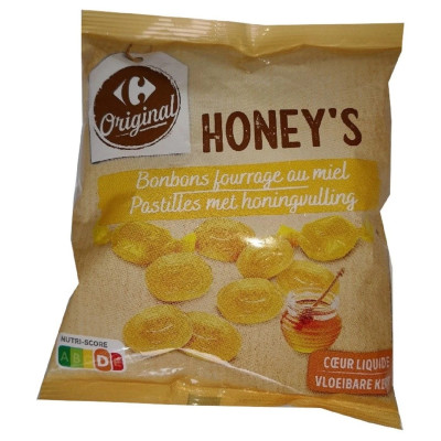 200g bonbon miel fourré au miel Carrefour