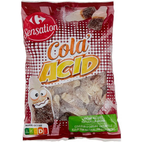 250g Cola acid Carrefour Sensation 250g Cola acid Carrefour Sensation