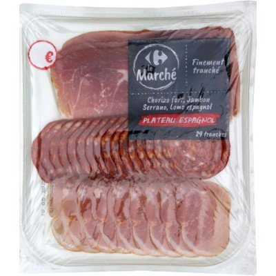 Plateau espagnol carrefour 170g