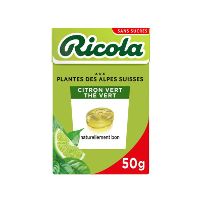 50g Ricola citron vert