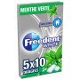 5x 10 dragées Freedent White menthe verte