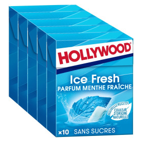 5x 10 dragées Hollywood menthe fraiche 5x 10 dragées Hollywood menthe fraiche