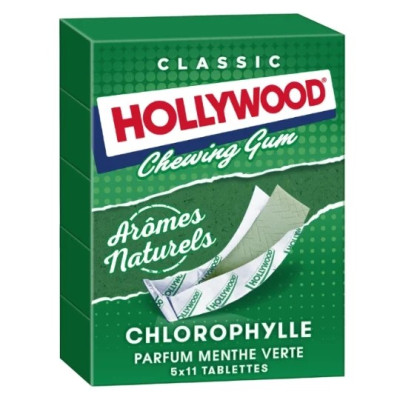 5x 11 tablettes Hollywood classic chlorophylle