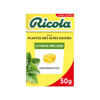 50g Ricola citron mélisse