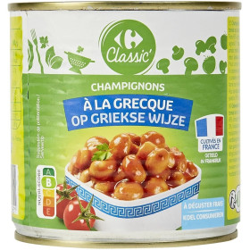 400g  champignons  a la grecque Carrefour Classic