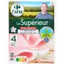 Jambon supérieur 4 tranches avec couenne CRF extra 160g