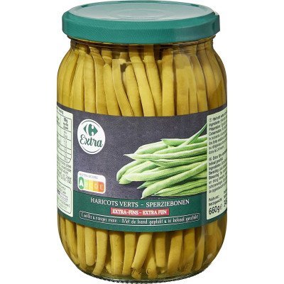 720ml Haricots verts extra fins Carrefour Extra