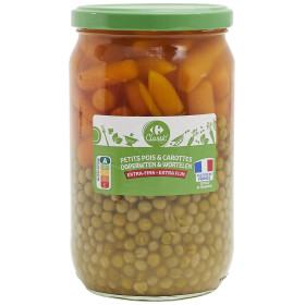 72 cl petits pois carottes étuvée Carrefour