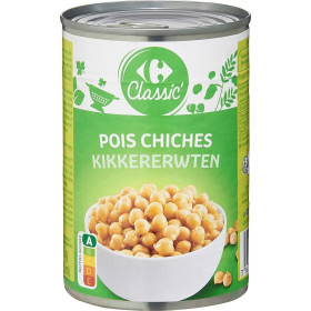 265g pois chiches Carrefour Classic
