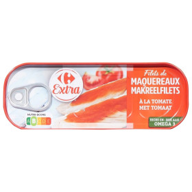 169g Filets de maquereaux tomate Carrefour Extra