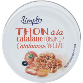 135g Thon à la catalane Simpl 135g Thon à la catalane Simpl