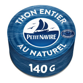 140g Thon entier naturel Petit navire