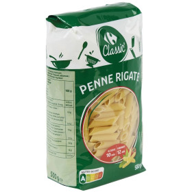 500g Penne rigate Carrefour Classic