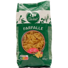 500g Farfalle Carrefour Classic