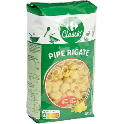 500g Pipe rigate Carrefour Classic