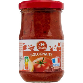 190g Sauce bolognaise Carrefour Classic
