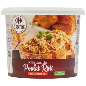 Rillettes Poulet Carrefour  extra 220g