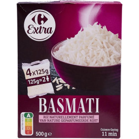 4x125g Riz Basmati Carrefour Extra