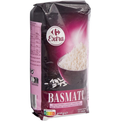 500g Riz basmati Carrefour Extra