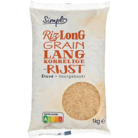 1Kg Riz long étuvé Simpl 1Kg Riz long étuvé Simpl