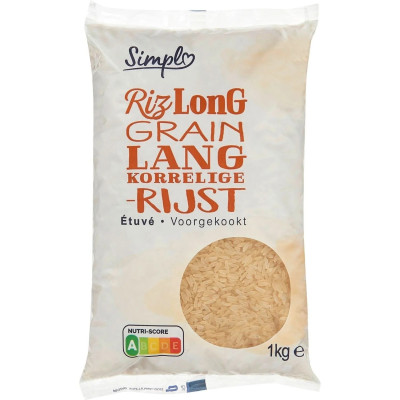 1Kg Riz long étuvé Simpl