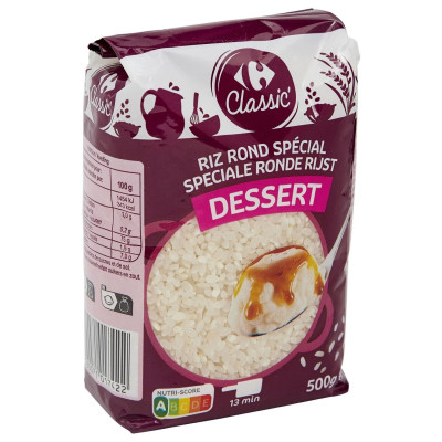 500g Riz rond dessert Carrefour Classic