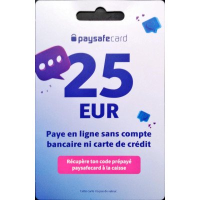 Paysafecard 25€