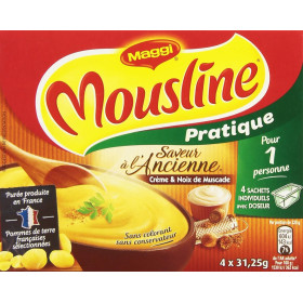 4x 31.25g purée Mousline saveur ancienne Maggi
