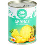 340g ananas en morceaux , jus d'ananas  Carrefour Classic