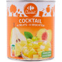 500g  cocktail  4 fruits  sirop léger   Carrefour Classic