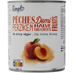 465g   demi pèche sirop léger  Simpl 465g   demi pèche sirop léger  Simpl