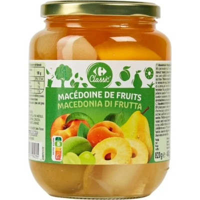 850ml mélange de fruits  macédoine Carrefour Classic