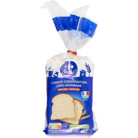 280g Pain de mie longue conservation Carrefour 280g Pain de mie longue conservation Carrefour