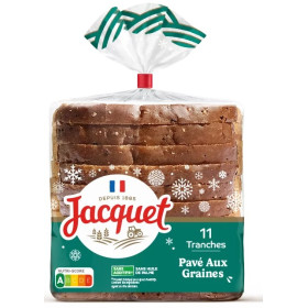 350g Pavé  aux graines Jacquet 350g Pavé  aux graines Jacquet