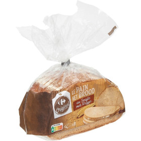 500g Pain de seigle céréales Carrefour 500g Pain de seigle céréales Carrefour