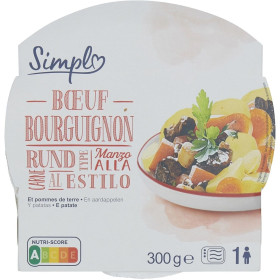 300g bœuf bourguignon Simpl 300g bœuf bourguignon Simpl