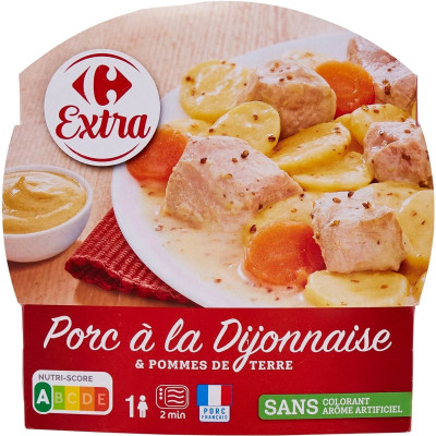 300g porc dijonnaise  Carrefour Extra