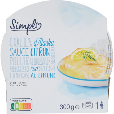 300g  colin citron riz Simpl