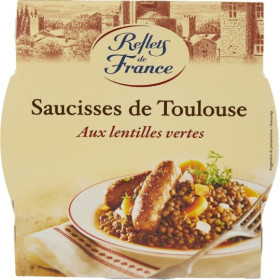 300g saucisse de Toulouse lentille  Reflets de France