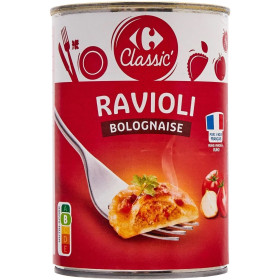 400g  ravioli pur bœuf Carrefour Classic